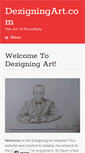 Mobile Screenshot of dezigningart.com