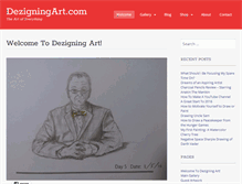 Tablet Screenshot of dezigningart.com